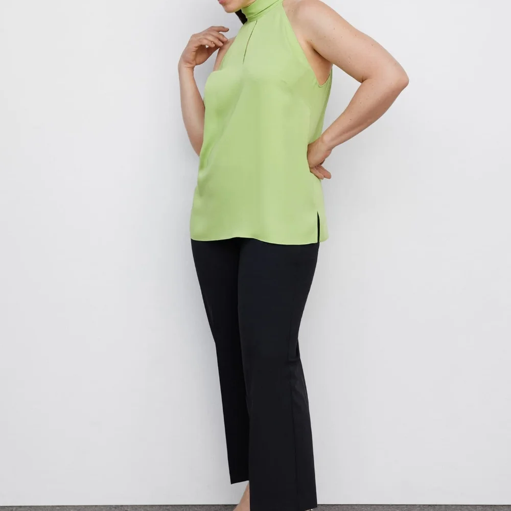 Mango Halter Top back-tie lime sz 6, 8, 10, 12 NWT - Picture 14 of 16